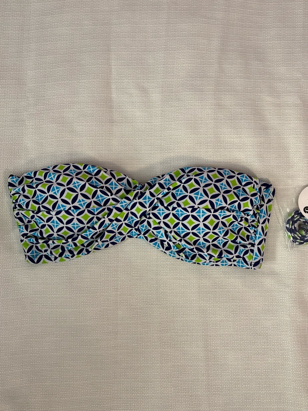 Stylus Women Bandeau Bikini Top Sz Medium NWT - - Picture 4 of 7